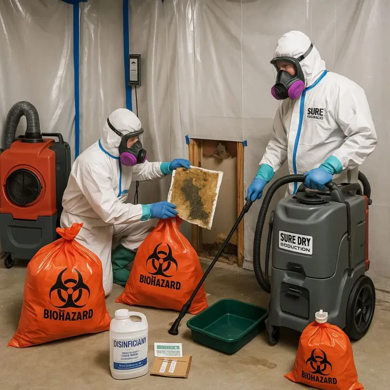 Contaminated Water Handling Protocols process in Richland Hills, TX