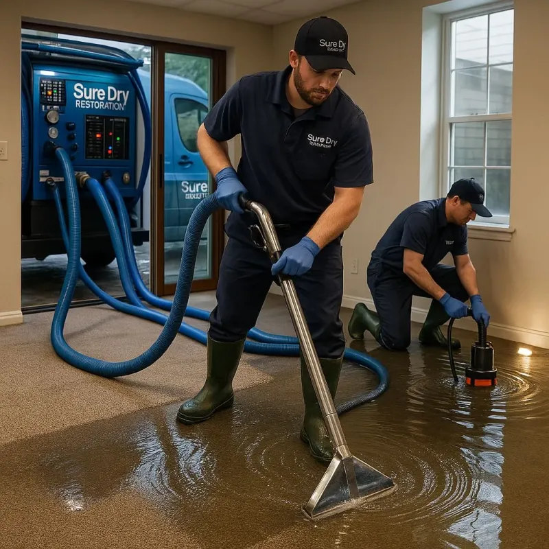 Water Extraction and Removal process in Richland Hills, TX